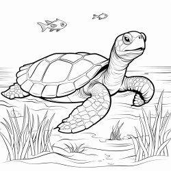 brisbane river turtle swimming