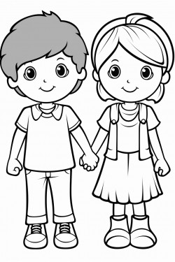 kids holding hands