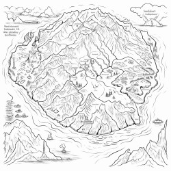 a map of patagonia with features including the andes mountains northern deserts and forests