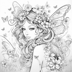 fairy in a garden