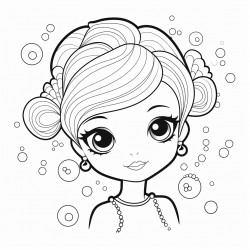 mermaid with short hair