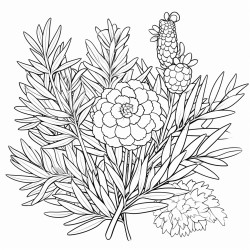 evergreen virtual academy heading with evergreen trees and flowers