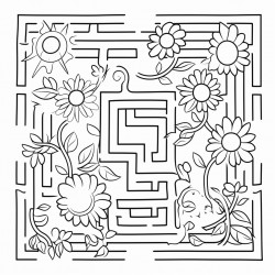 summer maze puzzle