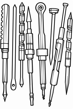 an array of carbide tools including single point tools such as groove tools boring bars and thread tools