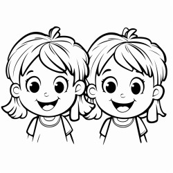 mre filles  garcons sourire grimace