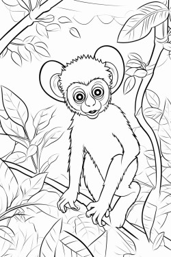 harvesting cocoa in the jungle with a spider monkey