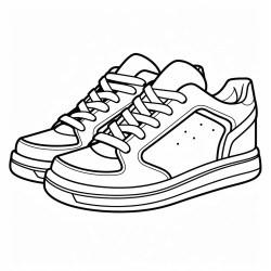 a simple layout sneaker to design ones own sneaker design