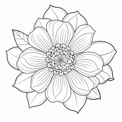 giant detailed flower