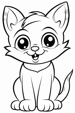 cute happy smily kitten