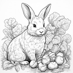 rabbit eats carrot