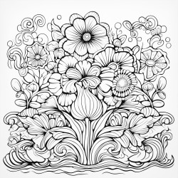 trippy flowers