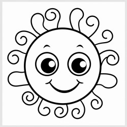 bold and easy coloring pages with bold and simple outline