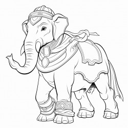 big strong elephant centaur