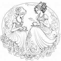 ladies tea party dresses
