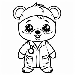 adorable nurse panda
