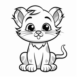 cute basic sitting animal