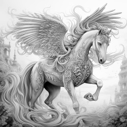 unicorns pegasus horses