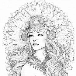 spirtual aesthetic think magical lady powerful woman
