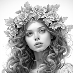 tattled beautiful woman