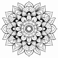stress relief mandala
