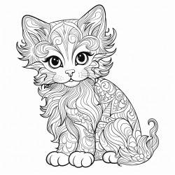 sad cat