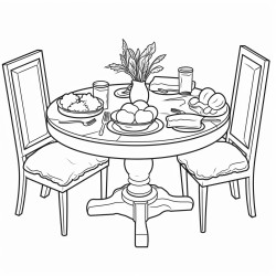 a thanksgiving table