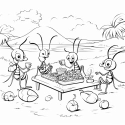 ants storm picnic