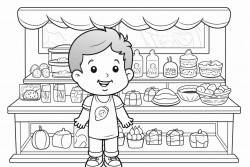snack shop poster