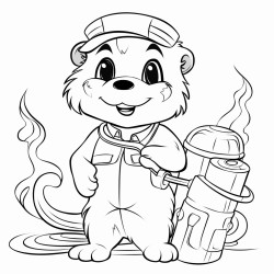 firefighting otter