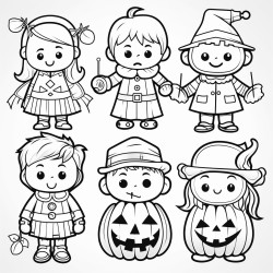 halloween coloring book
