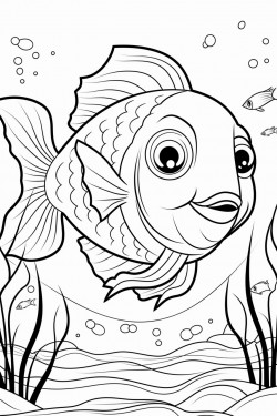 fish under the water