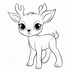 a cute dear