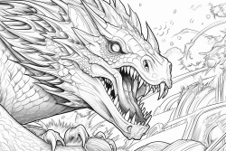 dragons shooting lasers