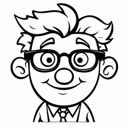 hombre calvo con lentes filosofo