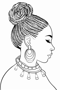 black girl braids with beads