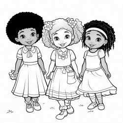 little black girls and boys