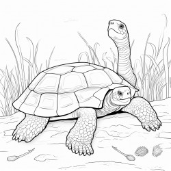 eastern indigo snake and gopher tortoise