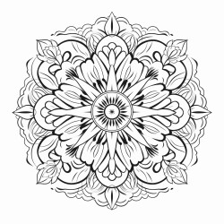 stress relief mandala