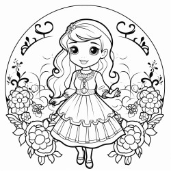 una nia de 7 aos burlandose