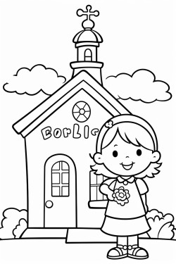 i belong at church with child