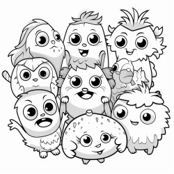 Moustros tiernos bonitos