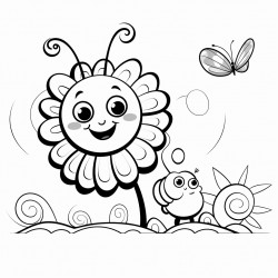 sun and caterpillar