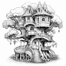 fairy tree house