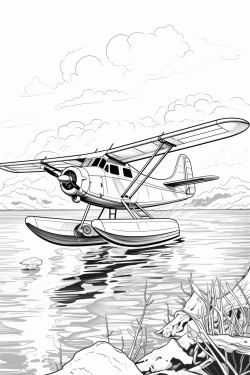 seaplane on the water