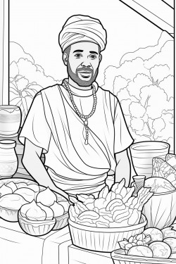 chagga native rich african merchant