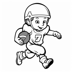 coloring football