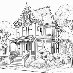 house with dosp homeschoolers inside