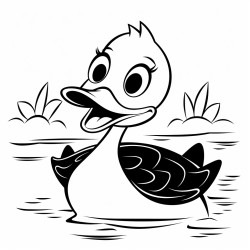 duck saying hi