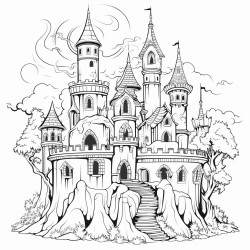 spooky castle