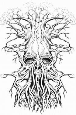 ancient tree of life ancient tree with sprawling branches and roots that stretch across the land